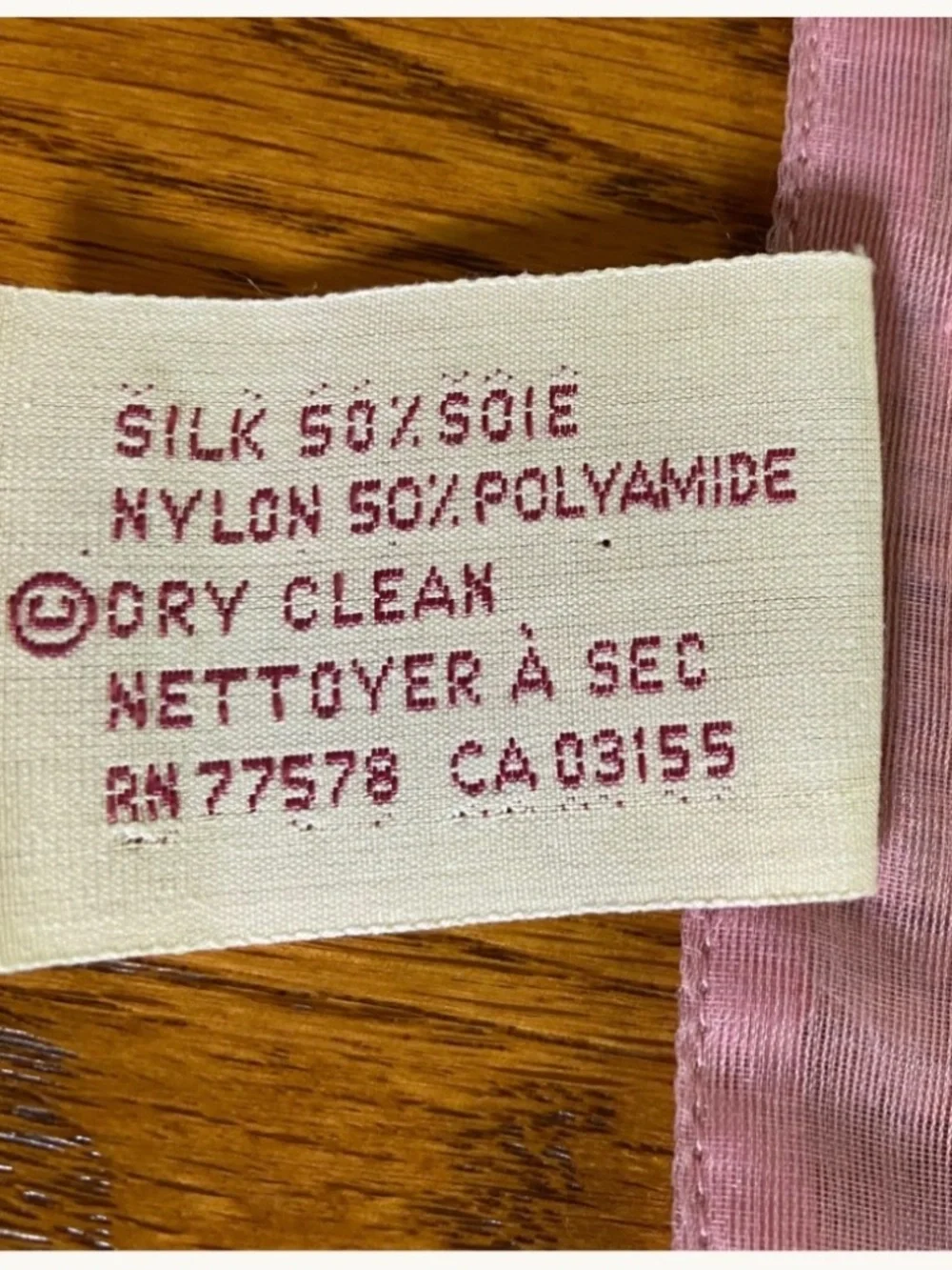 Vintage April Cornell Rose Silk Blend Runner; Like New; Embroidered